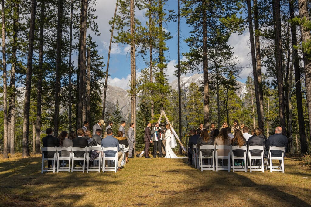 rundleview room canmore cornerstone wedding ceremony